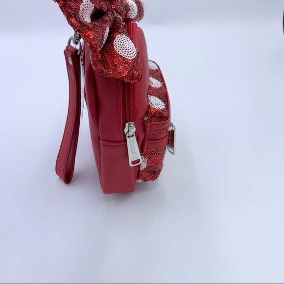 Disney Loungefly Minnie Mouse Mini Wristlet - Picture 5 of 9